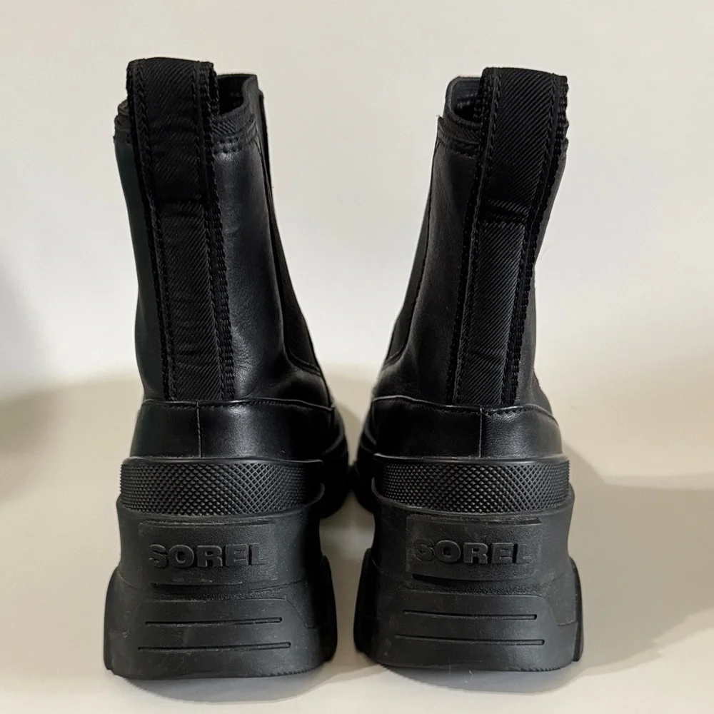 Sorel Brex Chelsea Ankle Boots women’s 11 Waterproof Black - Picture 6 of 10